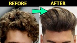 hair straightening for men